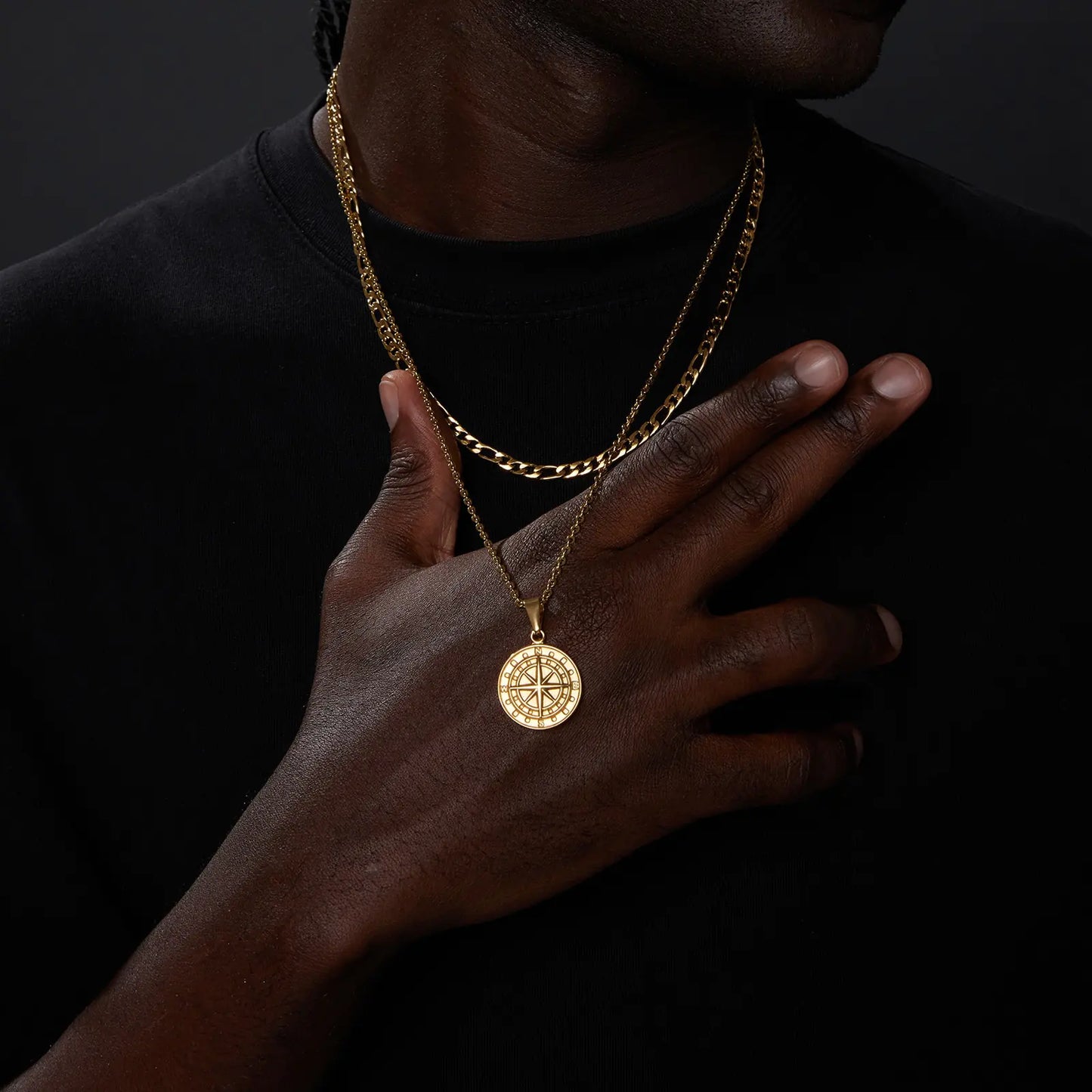 Men's Compass Necklace