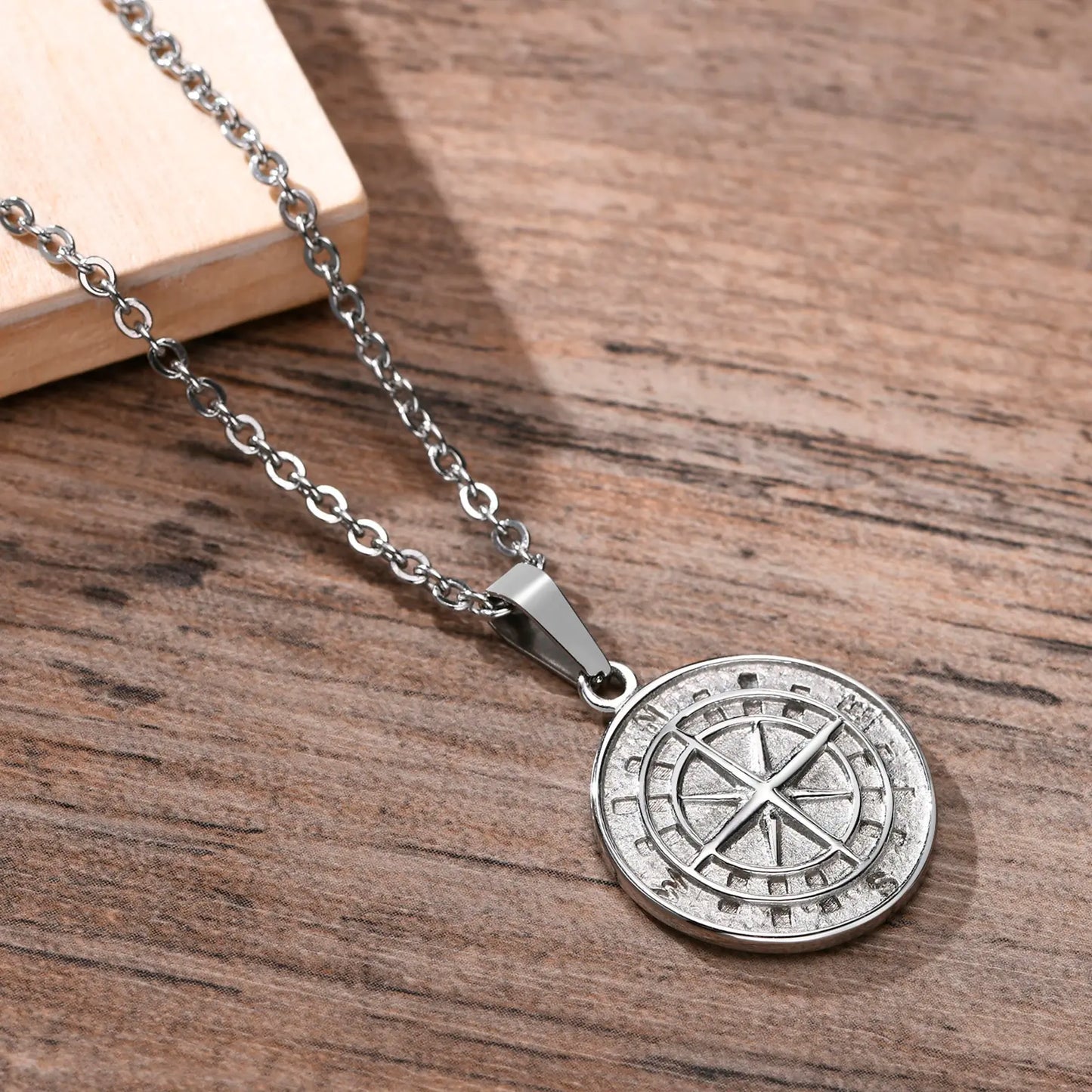 Men's Compass Necklace